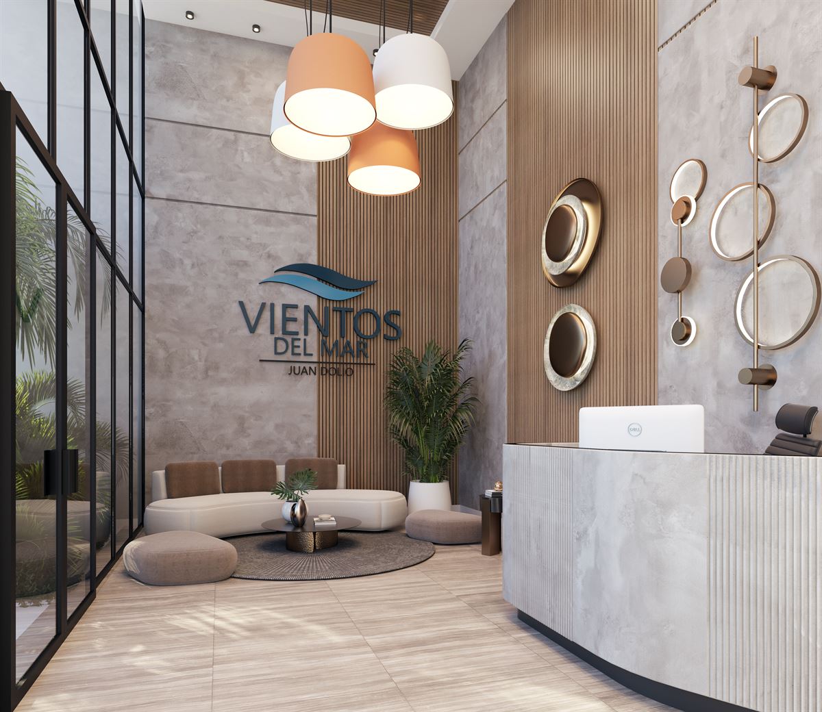 Vientos Del Mar Double-Height Main Lobby Reception