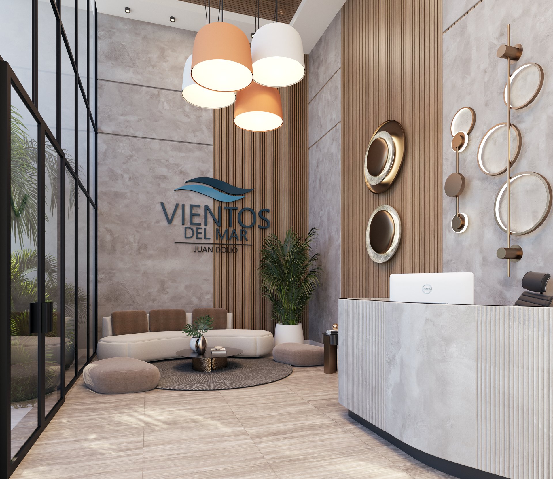 Vientos Del Mar Double-Height Main Lobby Reception