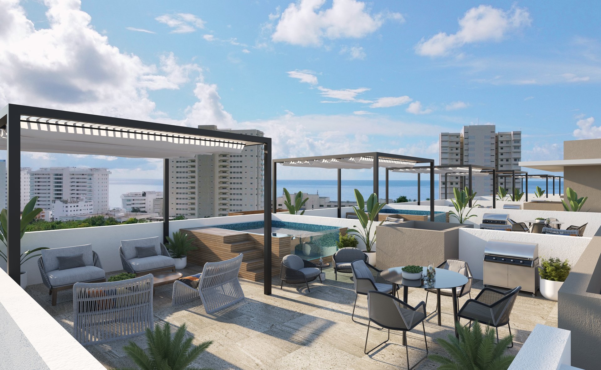 Spacious Outdoor Lounge Terrace